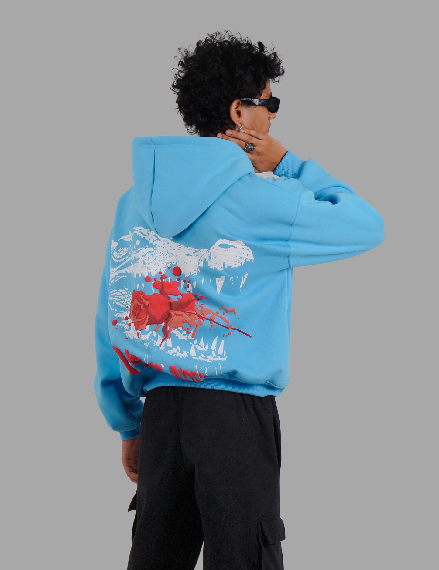 Love Bites Hoodie - Sky Blue