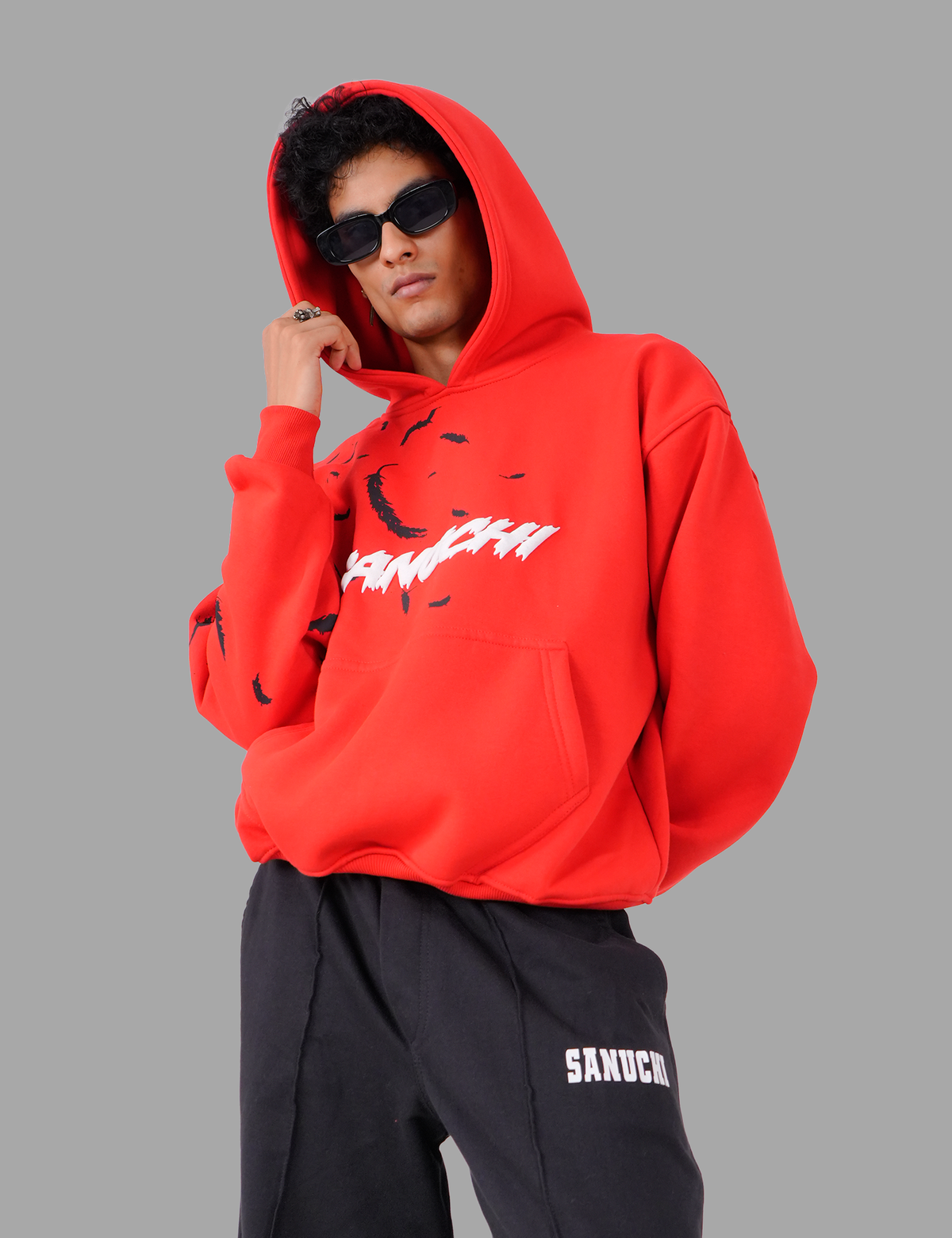Featherweight Hoodie - Red