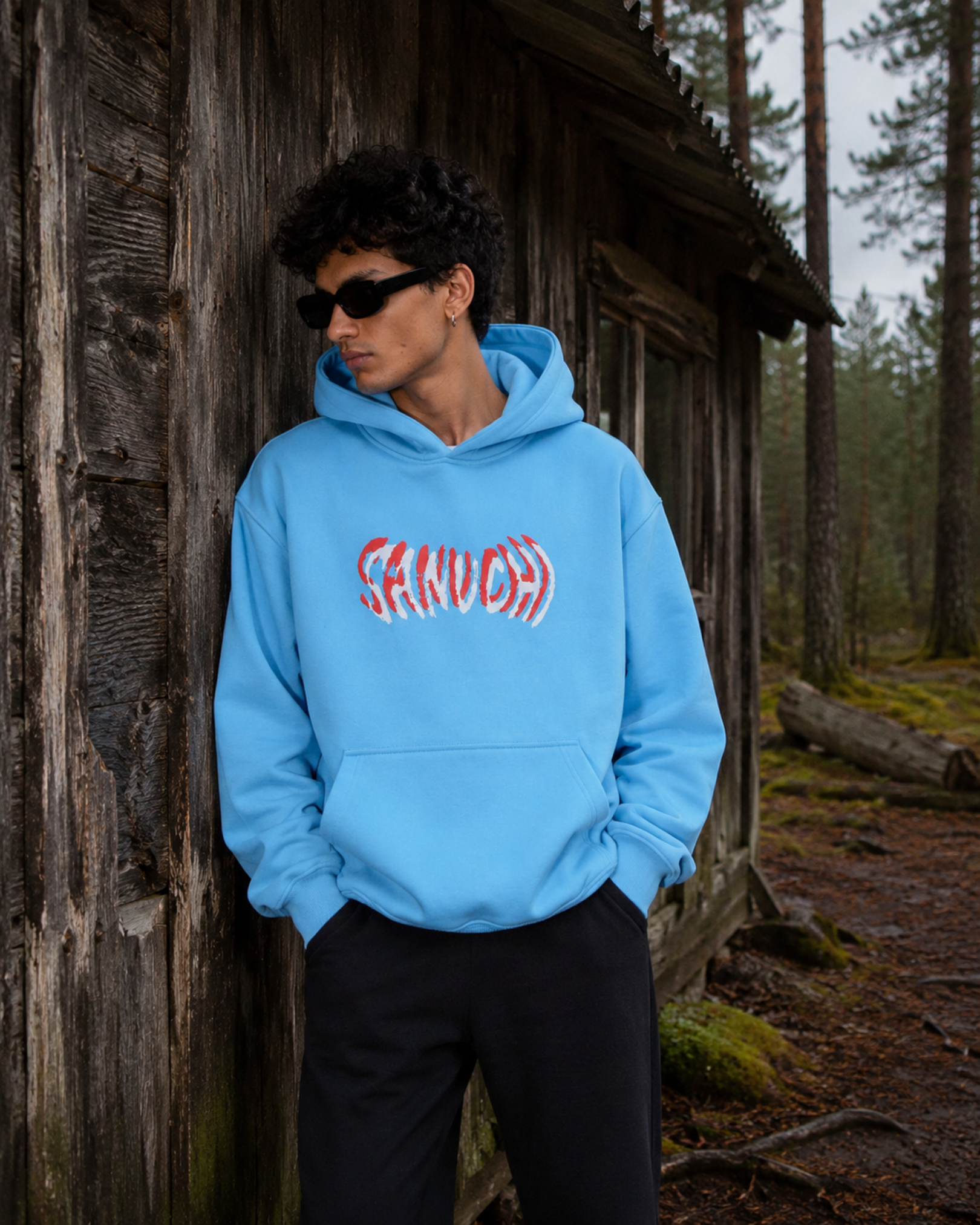 Love Bites Hoodie - Sky Blue