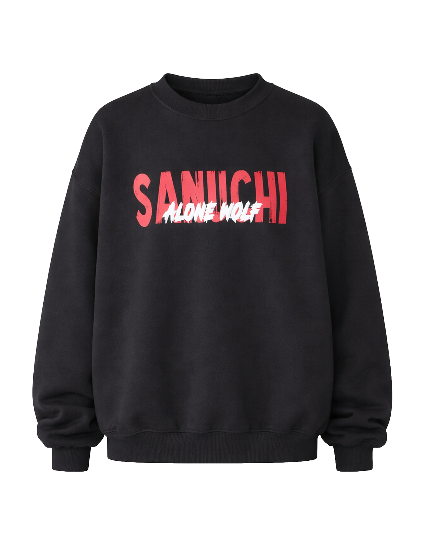 Wolf & Roses - Black