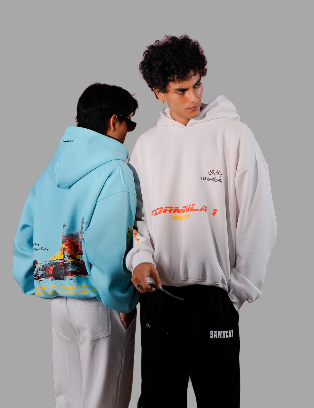 Burn/Revive Hoodie - Sky Blue