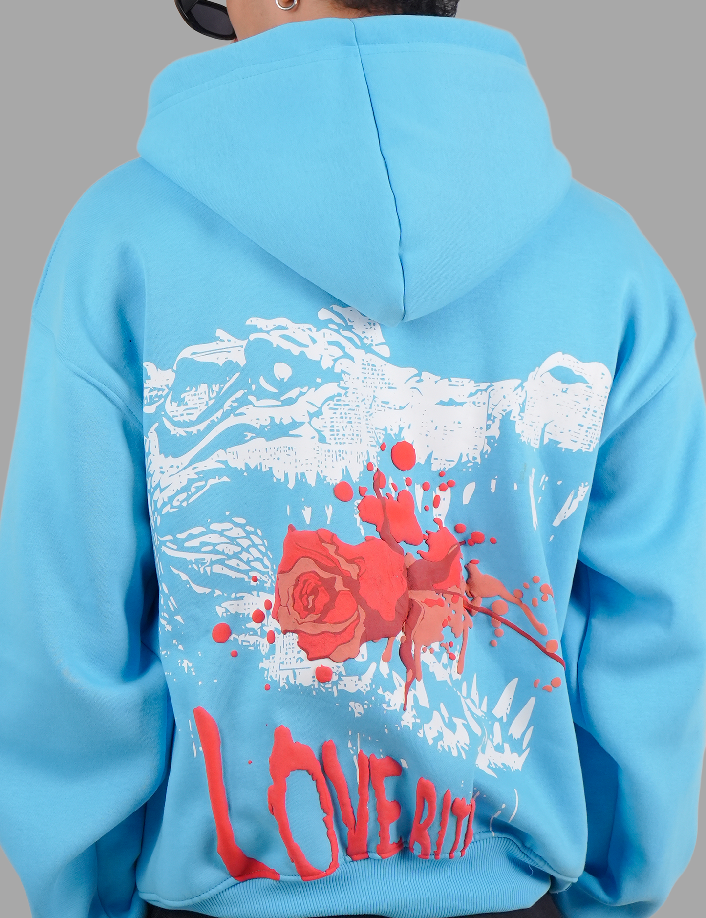 Love Bites Hoodie - Sky Blue
