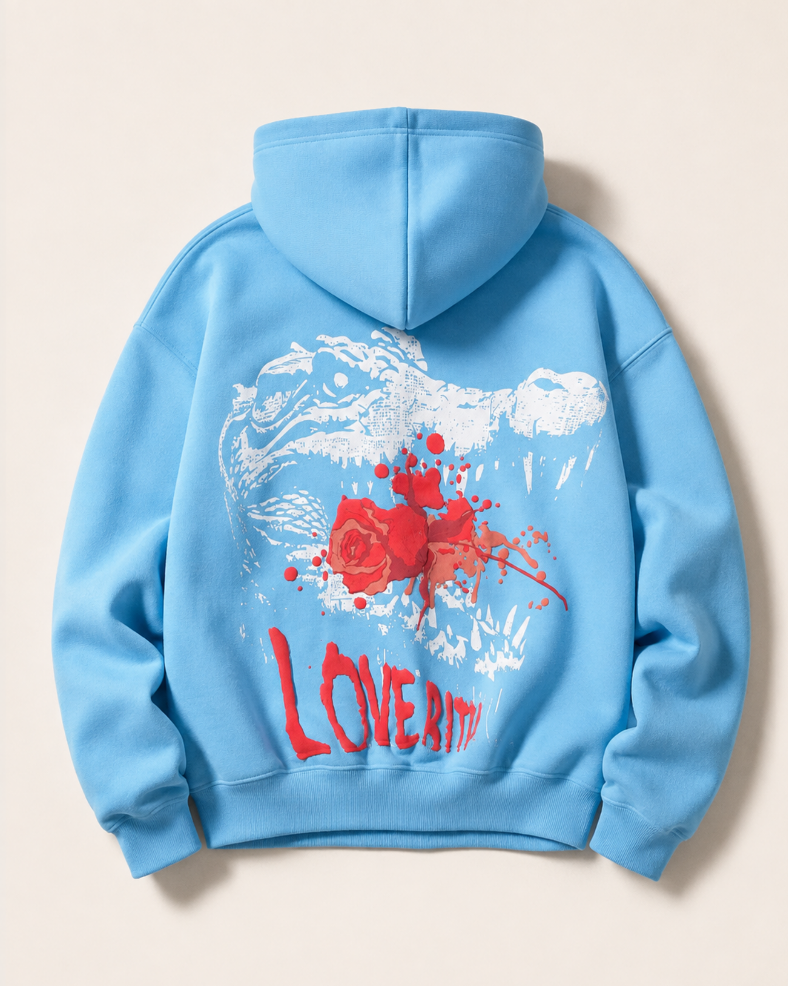Love Bites Hoodie - Sky Blue
