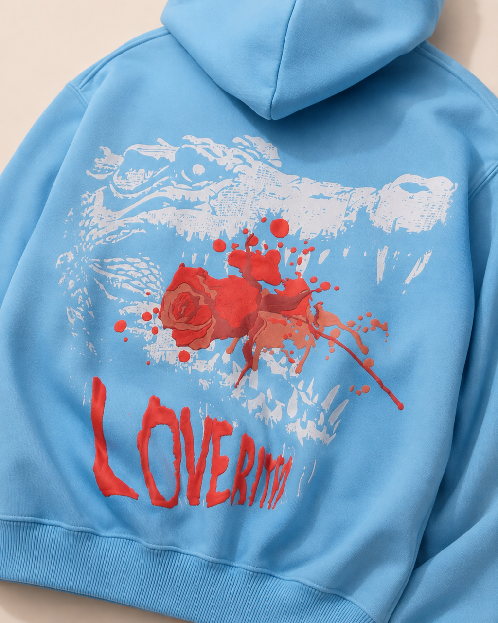 Love Bites Hoodie - Sky Blue