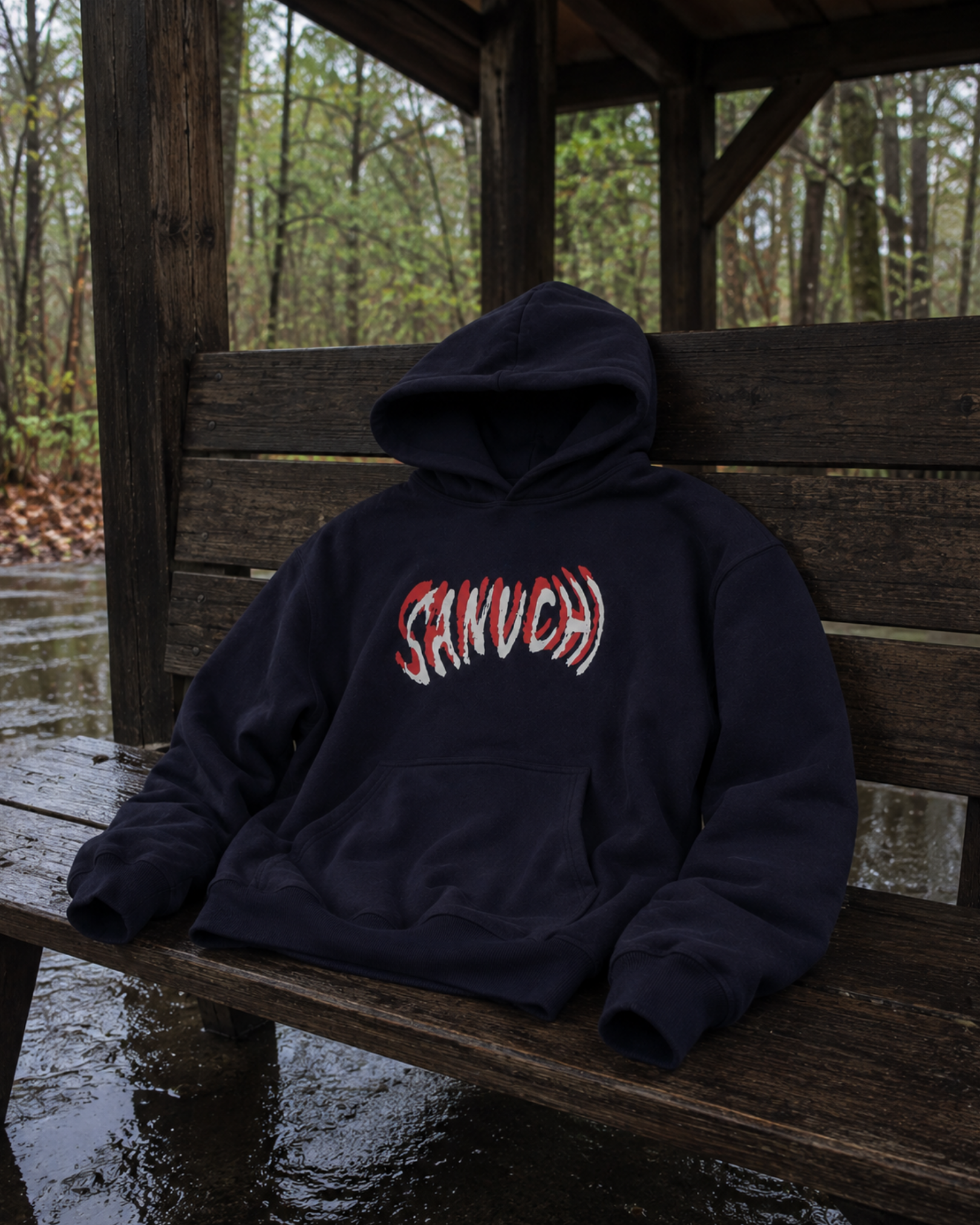 Love Bites Hoodie - Navy Blue