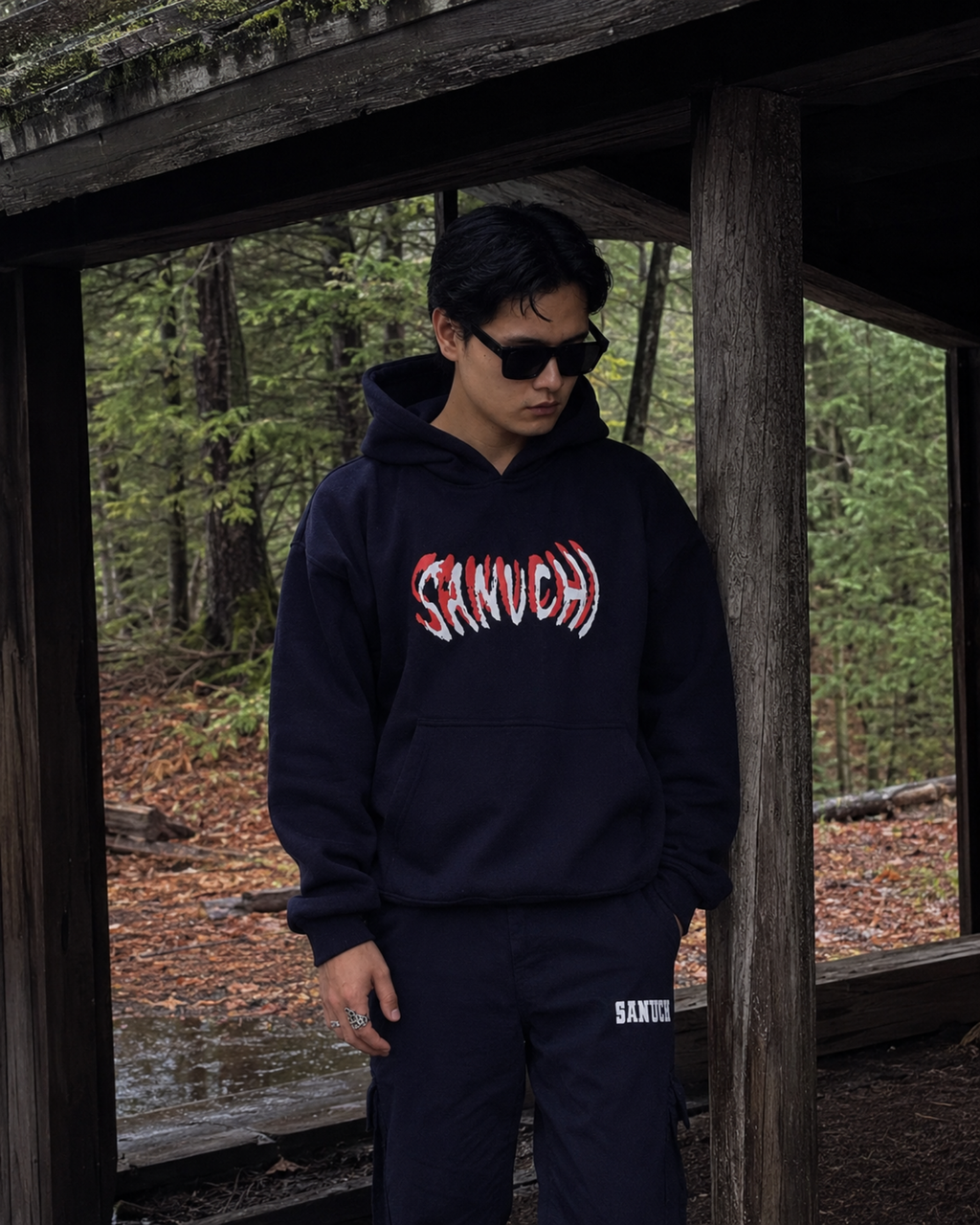 Love Bites Hoodie - Navy Blue