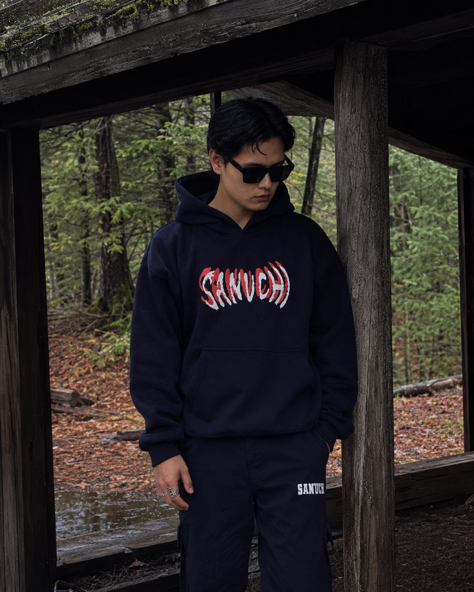 Love Bites Hoodie - Navy Blue