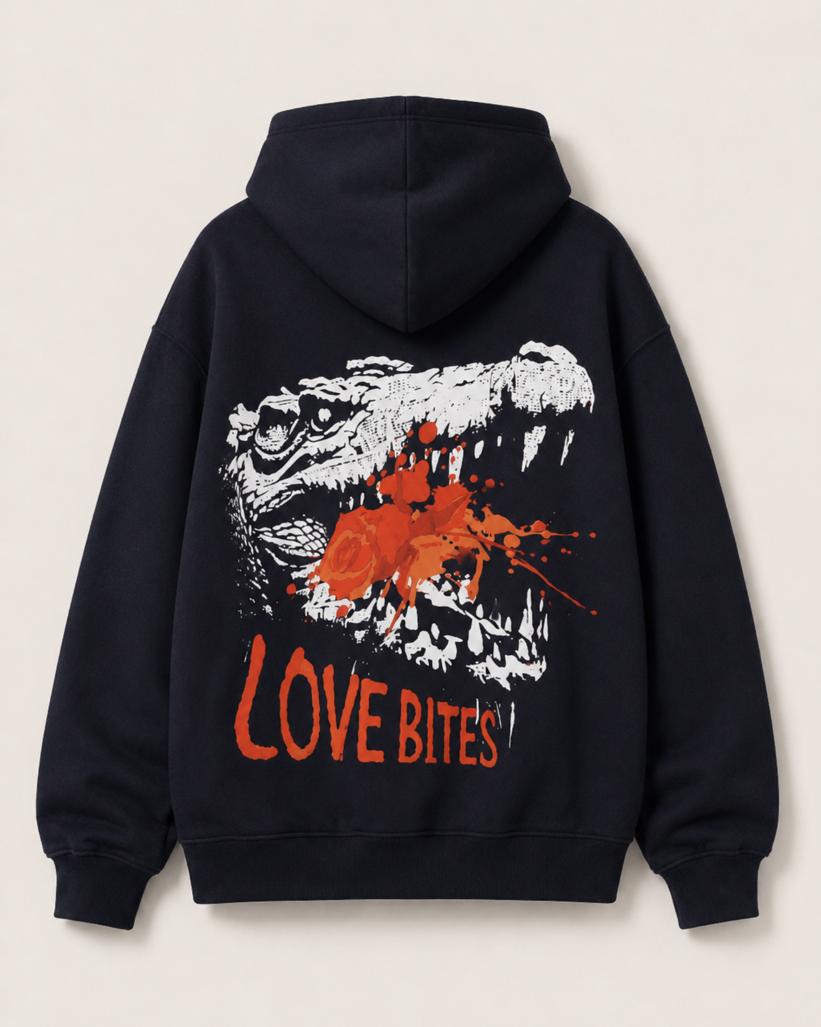 Love Bites Hoodie - Navy Blue