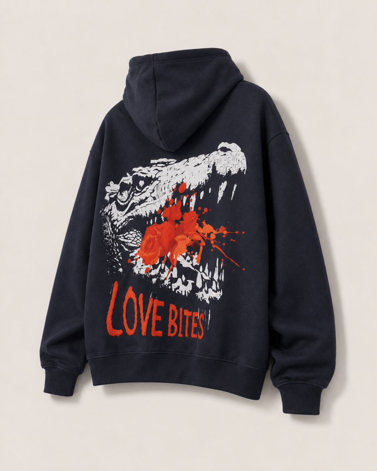 Love Bites Hoodie - Navy Blue