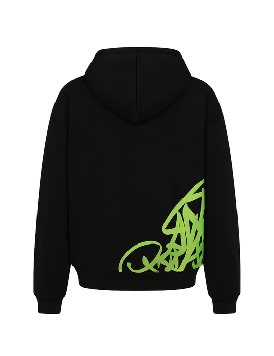 Golden Script Hoodie - Black