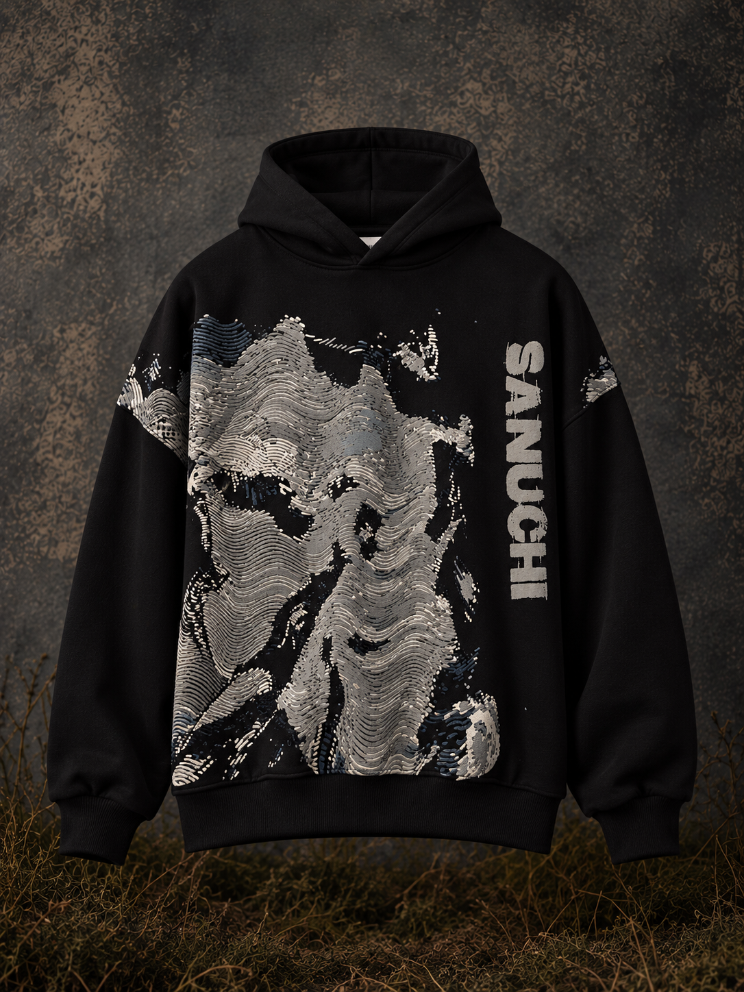 Waves Hoodie - Black