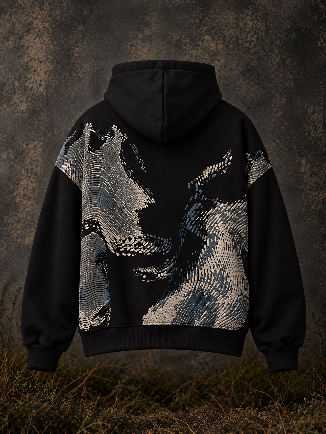 Waves Hoodie - Black