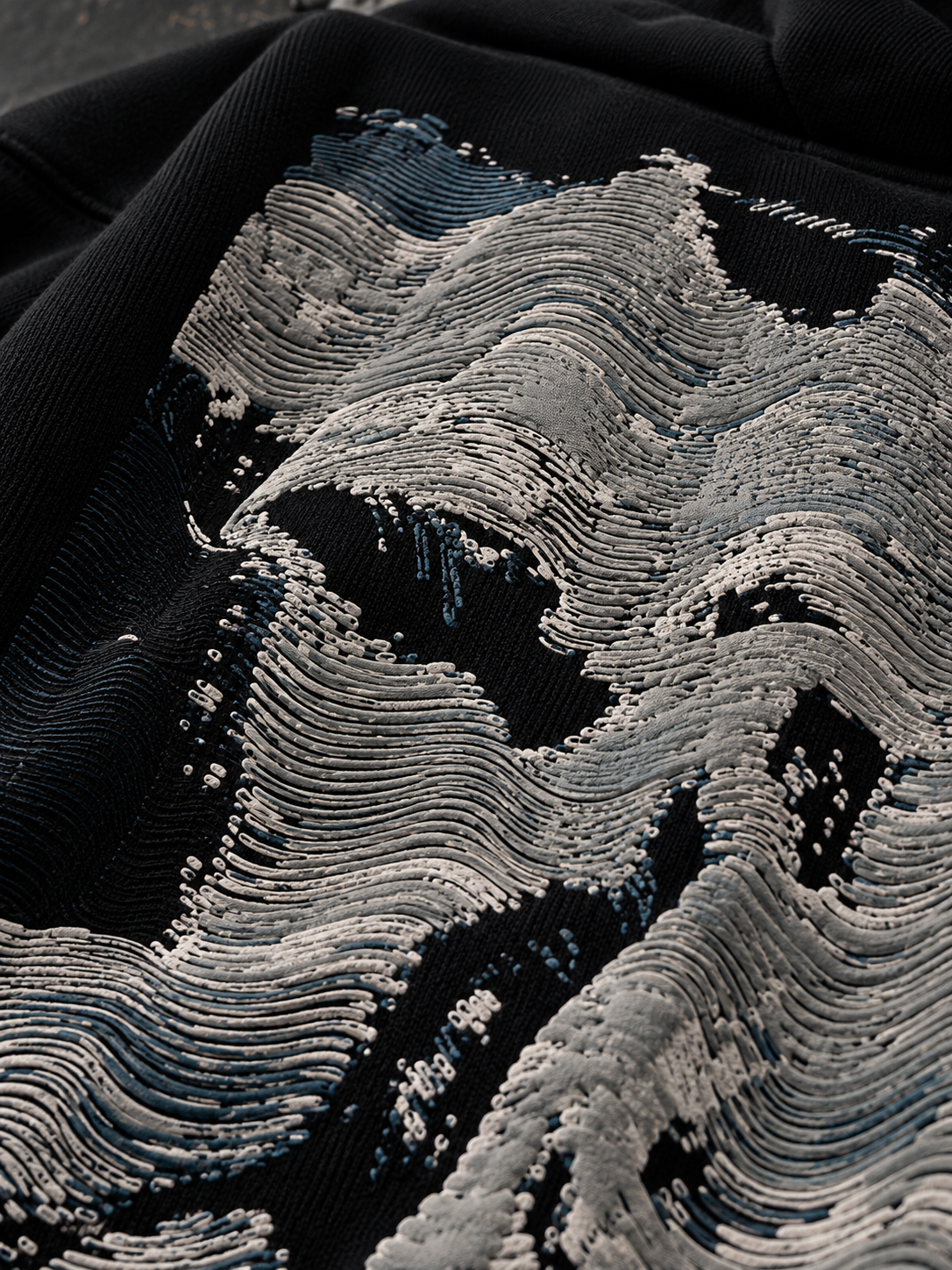 Waves Hoodie - Black
